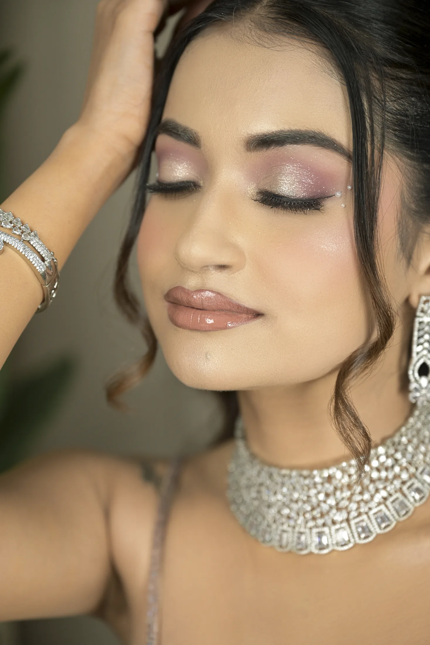Eye makeup beauty close-up photographed at Sooper Studios